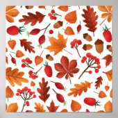 Poster Motif automne (Devant)