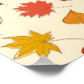 Poster Motif automne (Coin)