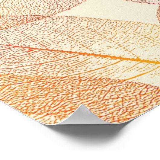 Poster Motif automne (Coin)