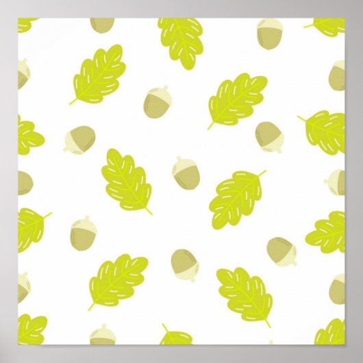 Poster Motif automne (Devant)