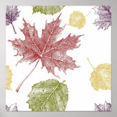 Poster Motif automne (Devant)