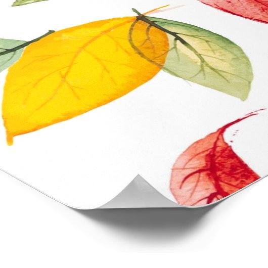 Poster Motif automne (Coin)