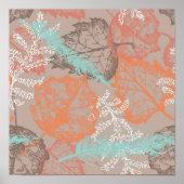 Poster Motif automne (Devant)