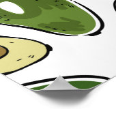 Poster Motif Avocado (Coin)