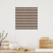 Poster Motif aztèque (Cuisine)