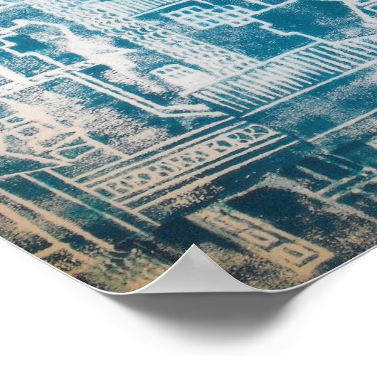 Poster Motif Blue Derby (Coin)