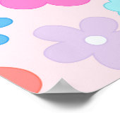 Poster Motif Boho Rose Daisy Flowers (Coin)