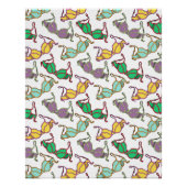 Poster Motif Bra multicolore (Devant)