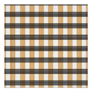 Poster Motif Brown de vérification du service