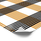Poster Motif Brown de vérification du service (Coin)