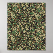 Poster Motif camouflage (Devant)