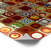 Poster Motif carrelage pointu (Coin)