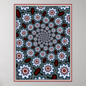 Poster Motif Celtic Daisies (Devant)