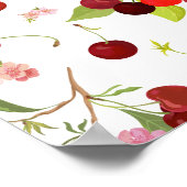 Poster Motif Cerise 1 (Coin)