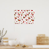Poster Motif Cerise 1 (Cuisine)