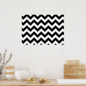 Poster Motif Chevron de base (Cuisine)