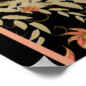 Poster Motif chinois Fairy Floral Birds (Coin)