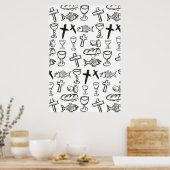 Poster Motif chrétien (Cuisine)