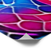 Poster Motif circulaire dynamique (Coin)