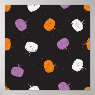 Poster motif citrouille