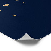 Poster Motif Cœurs 23 (Coin)