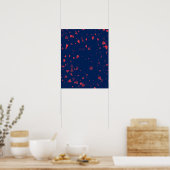 Poster Motif Cœurs 40 (Cuisine)