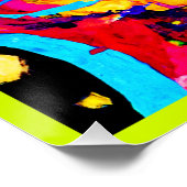 Poster Motif coloré joyeux Jouer (Coin)