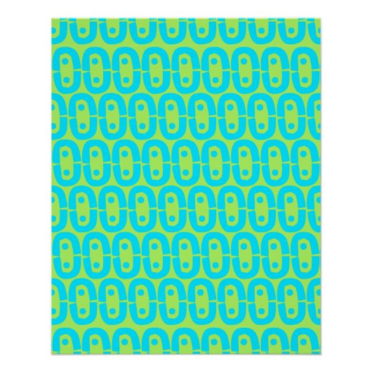 Poster motif coloré moderne (Devant)