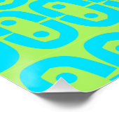Poster motif coloré moderne (Coin)