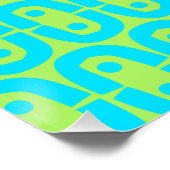 Poster motif coloré moderne (Coin)