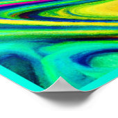 Poster Motif coloré vif (Coin)