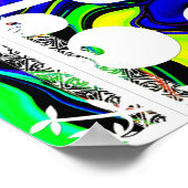 Poster Motif couleur (Coin)