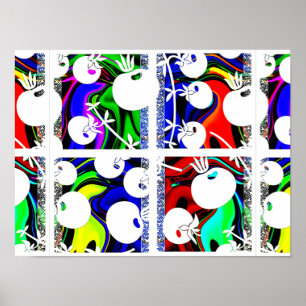 Poster Motif couleur
