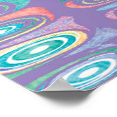 Poster motif couleur Abstrait 1 (Coin)