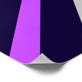 Poster Motif couleur mignonne rayures (Coin)