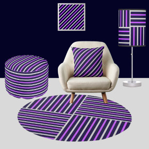 Poster Motif couleur mignonne rayures