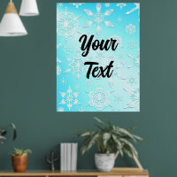 Motif Crystal Snowflakes