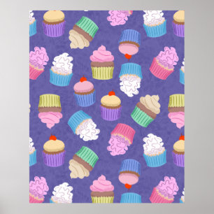 Poster Motif Cupcakes