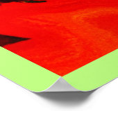 Poster Motif d'abstractions colorées (Coin)
