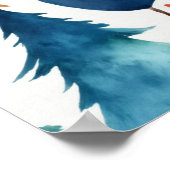 Poster Motif d'arbre de Noël (Coin)