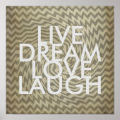 Poster motif d'art graphique avec devis texte (Devant)