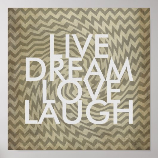 Poster motif d'art graphique avec devis texte (Devant)