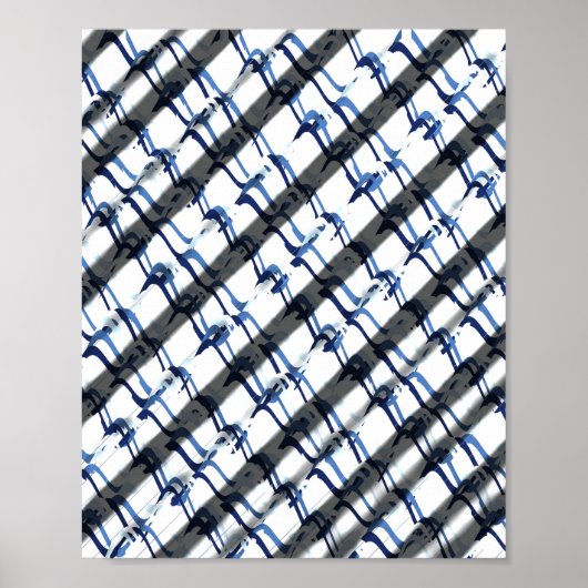 Poster Motif d'art optique 3D Hallucinations (Devant)
