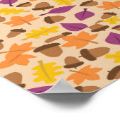 Poster Motif d'automne (Coin)