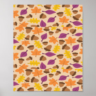 Poster Motif d'automne