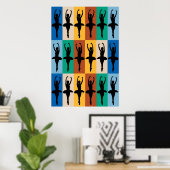 Poster Motif de ballet (Bureau à domicile)