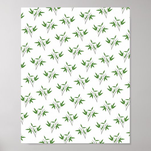 Poster Motif de bambou twig (Devant)