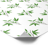 Poster Motif de bambou twig (Coin)