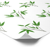 Poster Motif de bambou twig (Coin)
