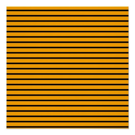 Poster Motif de bande jaune noir rétro (Devant)